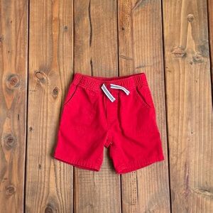 Red Nautica Kids Shorts Size 2T with Pockets Preppy